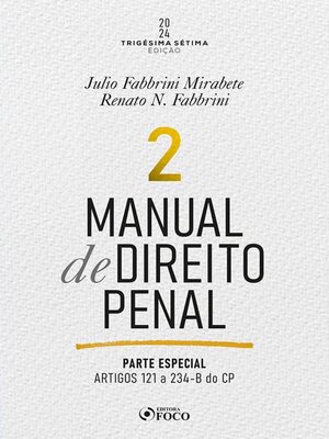 cover image of Manual de Direito Penal
